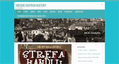Desktop Screenshot of mck-gostynin.pl